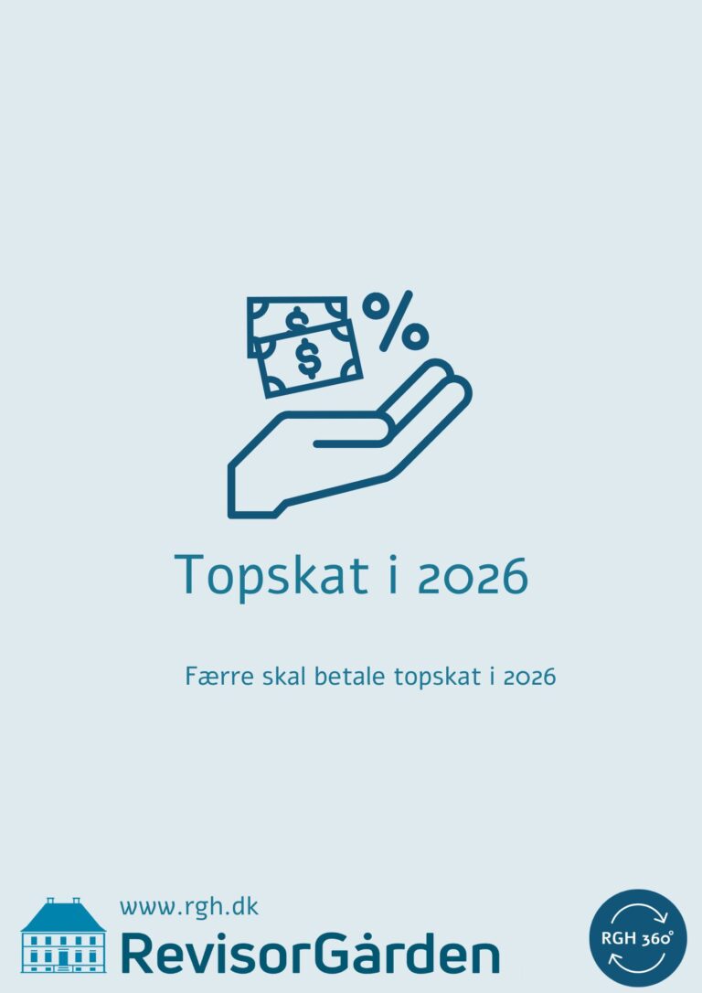 Topskattegrænsen stiger i 2026
